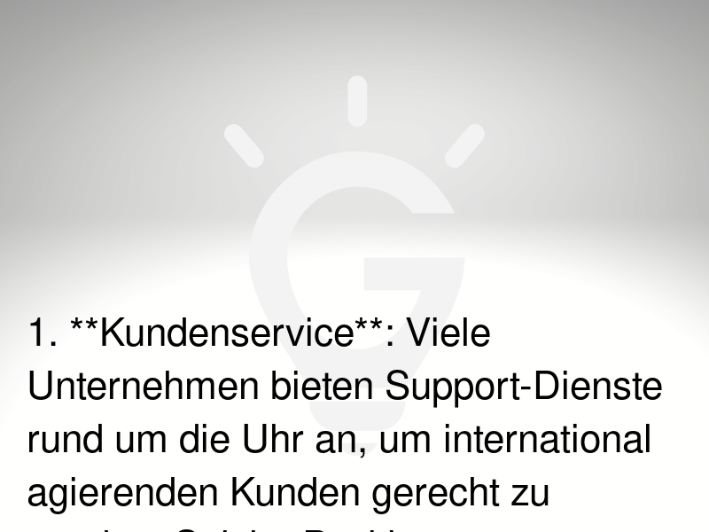 24/7-Arbeit