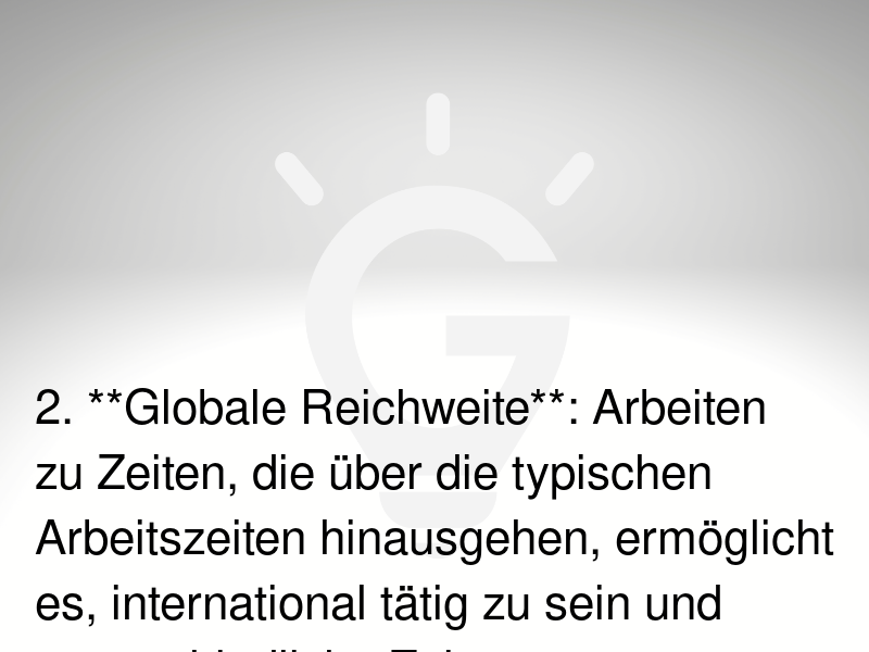 24/7-Arbeit