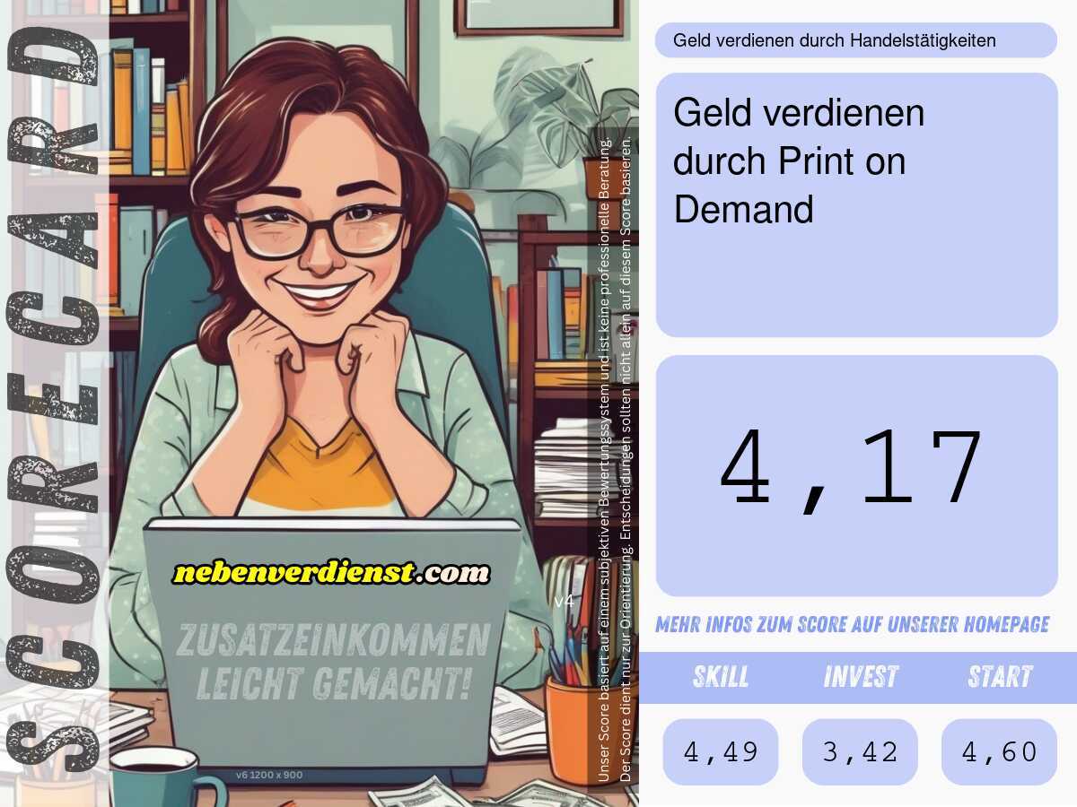 Geld verdienen durch Print on Demand